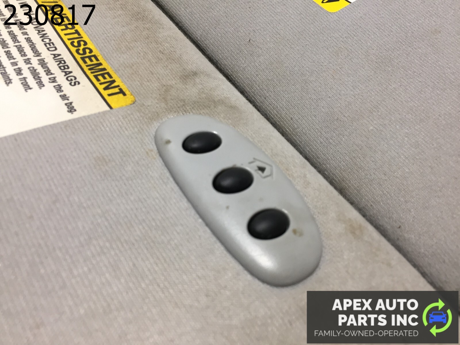 OEM 2005-2007 Ford Freestyle Driver Passneger Sunvisor Sun Visor Illuminated - Image 6