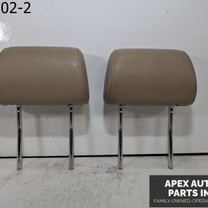 OEM 2005 Audi A4 2L FRONT LEFT & RIGHT SEAT HEADREST SET 2