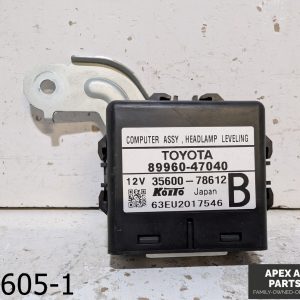 OEM 2006-2009 Toyota Prius 1.5L CHASSIS ECM HEADLAMP LEVELING CONTROL MODULE