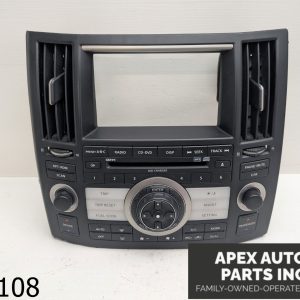OEM 2006 Infiniti FX35 3.5L NAVIGATION RADIO CLIMATE CONTROL SWITCH PANEL TRIM