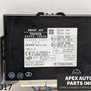 OEM 2007-2009 Lexus LS460 4.6L Smart Key Keyless Entry Control Module Unit ECU