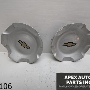 OEM 2007-2013 Chevrolet Silverado center cap set of 2 chrome