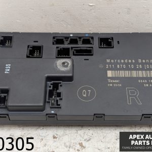 OEM 2007 Mercedes E350 3.5L Front Right Passenger Side Door Control Module