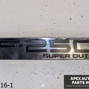 OEM 2008-2010 Ford F-250 5.4L Super Duty Emblem Fender Chrome