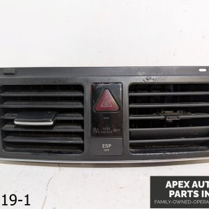 OEM 2008-2011 Mercedes C300 3.0L Center Dash Hazard A/C AC Air Vent Black ESP