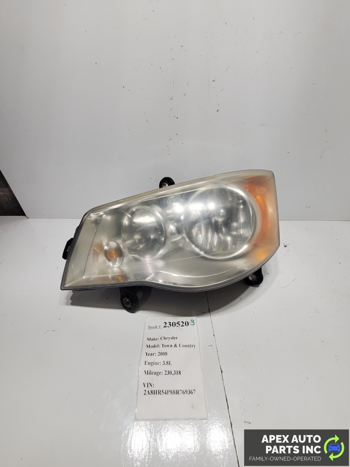 OEM 2008-2016 Town & Country Driver Left Head Light Headlight Lamp
