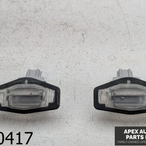 OEM 2008 Acura MDX 3.5L REAR LICENSE PLATE LIGHTS PAIR