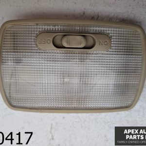 OEM 2008 Acura MDX 3.5L Tan Overhead Rear Center Dome Roof Map Light