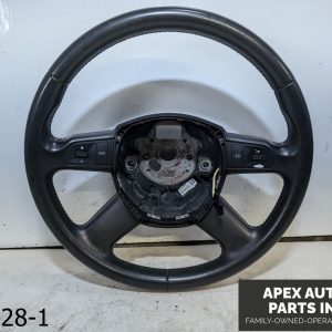 OEM 2008 Audi A6 3.1L QUATTRO 4-SPOKE HEATED LEATHER STEERING WHEEL BLACK