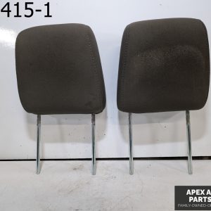 OEM 2008 Dodge Nitro 3.7L Rear Headrests Head Rests Set Pair Black Cloth