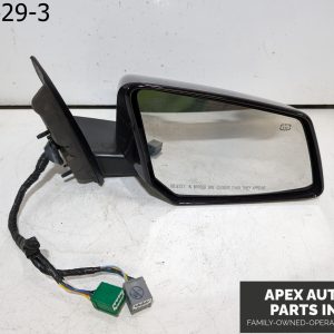 OEM 2008 GMC Acadia 3.6L Heated Passenger Side Mirror With Turn Signal Black