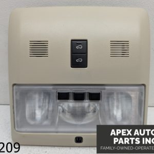 OEM 2008 Land Range Rover 4.4L Overhead Dome Map Light Console Tan