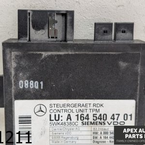 OEM 2008 Mercedes ML350 3.5L TPMS Tire Pressure Control