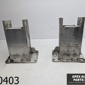 OEM 2009 Audi A4 2.0L FRONT BUMPER REINFORCEMENT BAR STAY BRACKET SET PAIR