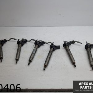OEM 2009 Mercedes E320 3.0L FRONT ENGINE HIGH PRESSURE FUEL INJECTOR SET DIESEL