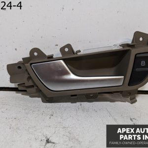 OEM 2011 Audi A4 2L REAR LEFT INTERIOR DOOR HANDLE W/ LOCK