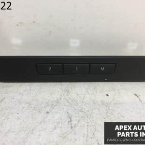 OEM 2011 BMW 550i Front Left Driver Seat Memory Control Switch Panel