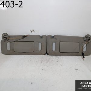 OEM 2012 GMC Acadia 3.6L Sunvisor Sun Visor Shade Left Right Set Pair