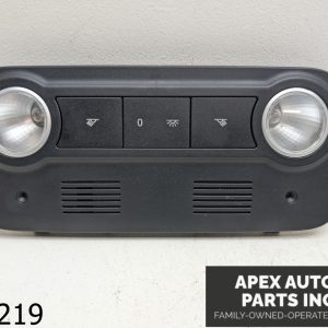 OEM 2012 Volkswagen Eos 2.0L BLACK OVERHEAD CONSOLE DOME LIGHT