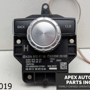 OEM 2013-2015 Mercedes GLK350 3.5L Multi Media Command Control Knob Switch