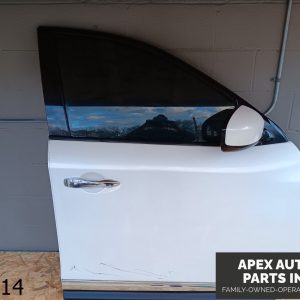 OEM 2013-2016 Nissan Pathfinder 3.5L Right Passenger Front Door W/ Side Mirror