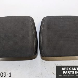 OEM 2013-2017 Chevrolet Traverse Middle 2nd Row LH RH Headrest Black Cloth Set
