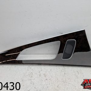 OEM 2013 Audi A6 3.0L REAR LEFT SIDE DOOR PANEL HANDLE BEZEL COVER TRIM