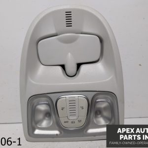OEM 2014-2017 Fiat 500 1.4L Roof Console Overhead Dome Light Gray