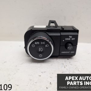 OEM 2014 Chevrolet Traverse 3.6L Dash Headlight Headlamp Dimmer Dome Switch