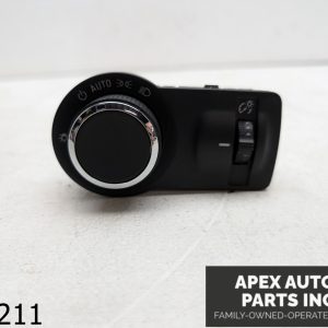 OEM 2015 Chevrolet Trax 1.4L Dash Dimmer Headlight Control Switch