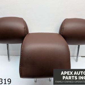 OEM 2015 Ford Fusion 2.0L Rear Back Seat Headrest Tan Leather Set of 3