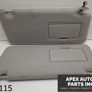 OEM 2016 Nissan Quest 3.5L Lh & Rh Sun Visors Set Of 2 Gray