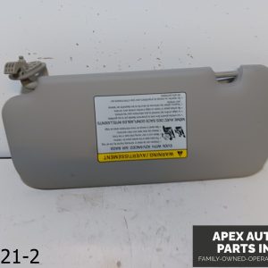 OEM 2018-2020 KIA Rio 1.6L Passenger Sun Visor Mirror Right Sunvisor Grey