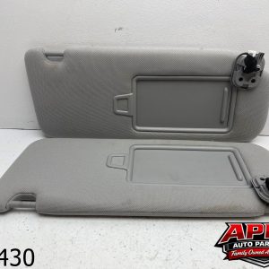 OEM 2018 Hyundai Sonata 2.4L Sun Visor Pair Driver & Passenger Set Black