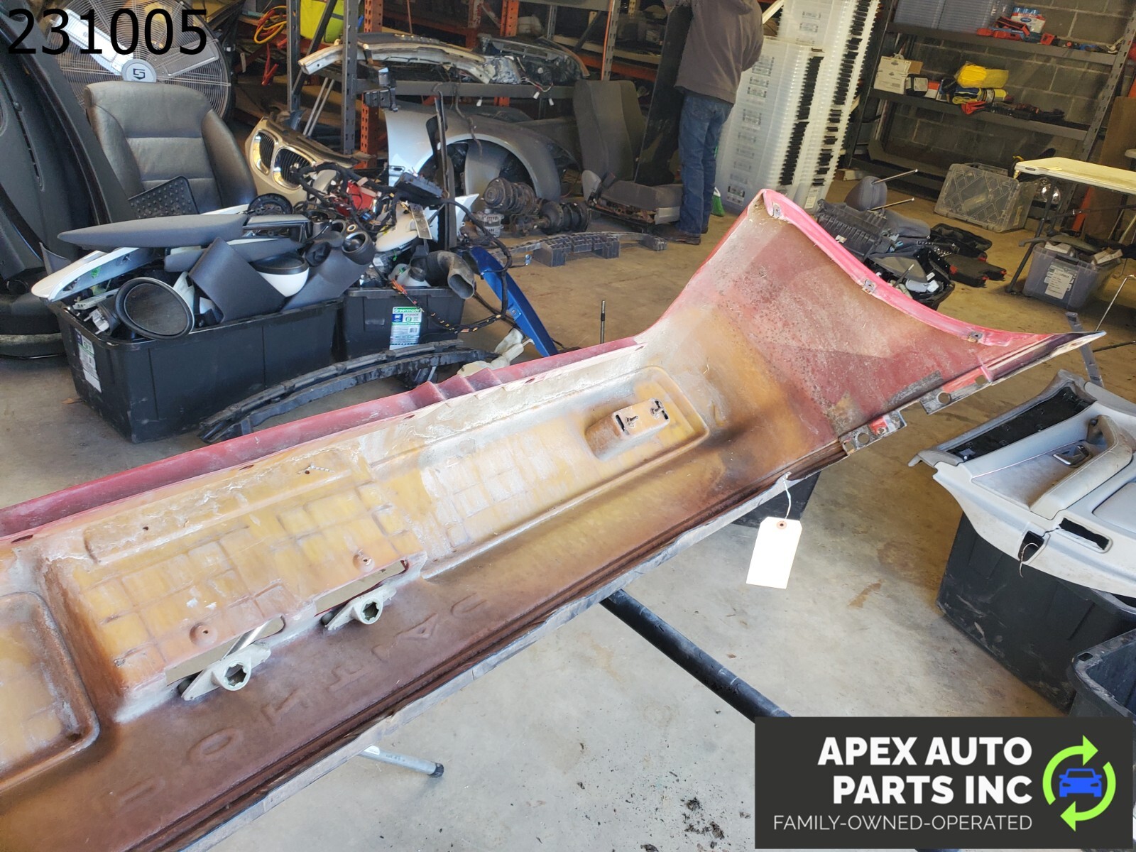 OEM Pontiac Fiero 1985 REAR BUMPER COVER - Image 9