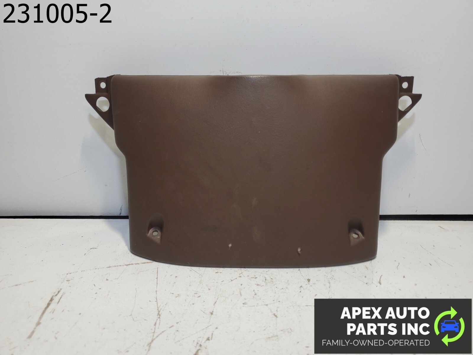 OEM Pontiac Fiero 1985 UNDER DASH STEERING COLUMN TRIM SHIELD PANEL BLACK - Image 3