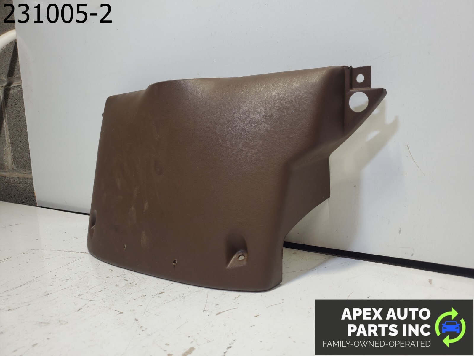 OEM Pontiac Fiero 1985 UNDER DASH STEERING COLUMN TRIM SHIELD PANEL BLACK - Image 4