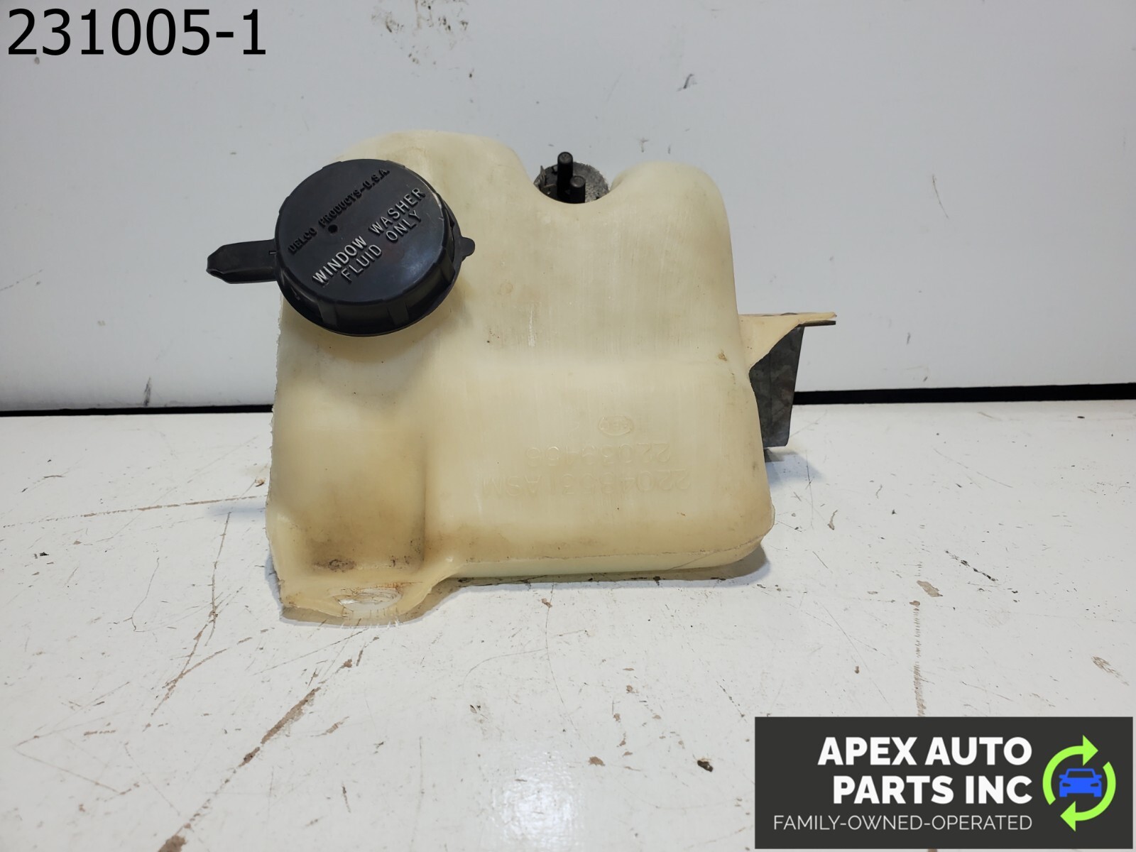 OEM Pontiac Fiero 1985 WINDSHIELD WASHER FLUID BOTTLE RESERVOIR 22039456 - Image 6