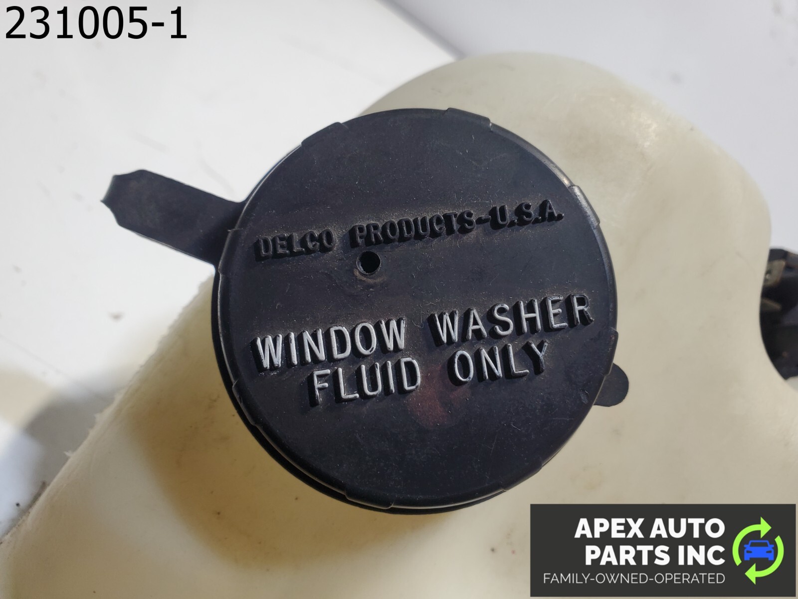 OEM Pontiac Fiero 1985 WINDSHIELD WASHER FLUID BOTTLE RESERVOIR 22039456 - Image 9