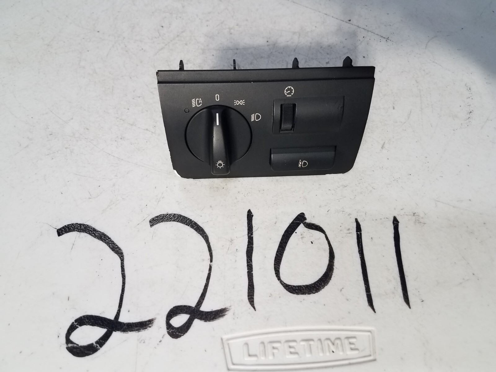 00-06 BMW X5 E53 DASHBOARD HEADLIGHT LAMP FOG LIGHT CONTROL SWITCH PANEL OEM