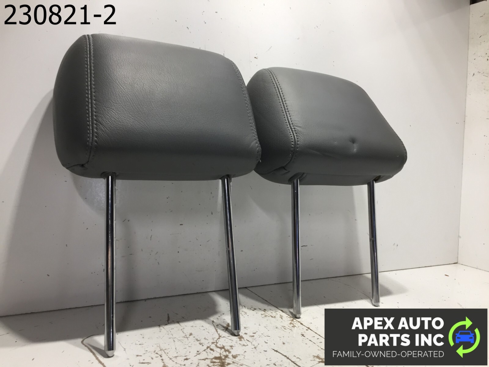 02-05 MERCEDES W163 ML350 ML500 SEAT HEADREST LEFT RIGHT OEM grey gray - Image 3