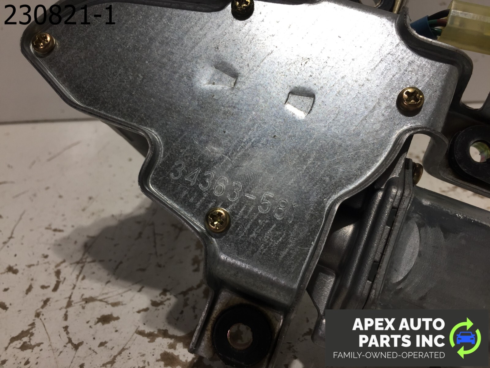 02-06 ACURA RSX REAR WIPER MOTOR w/Wiper OEM 34363-581 - Image 9