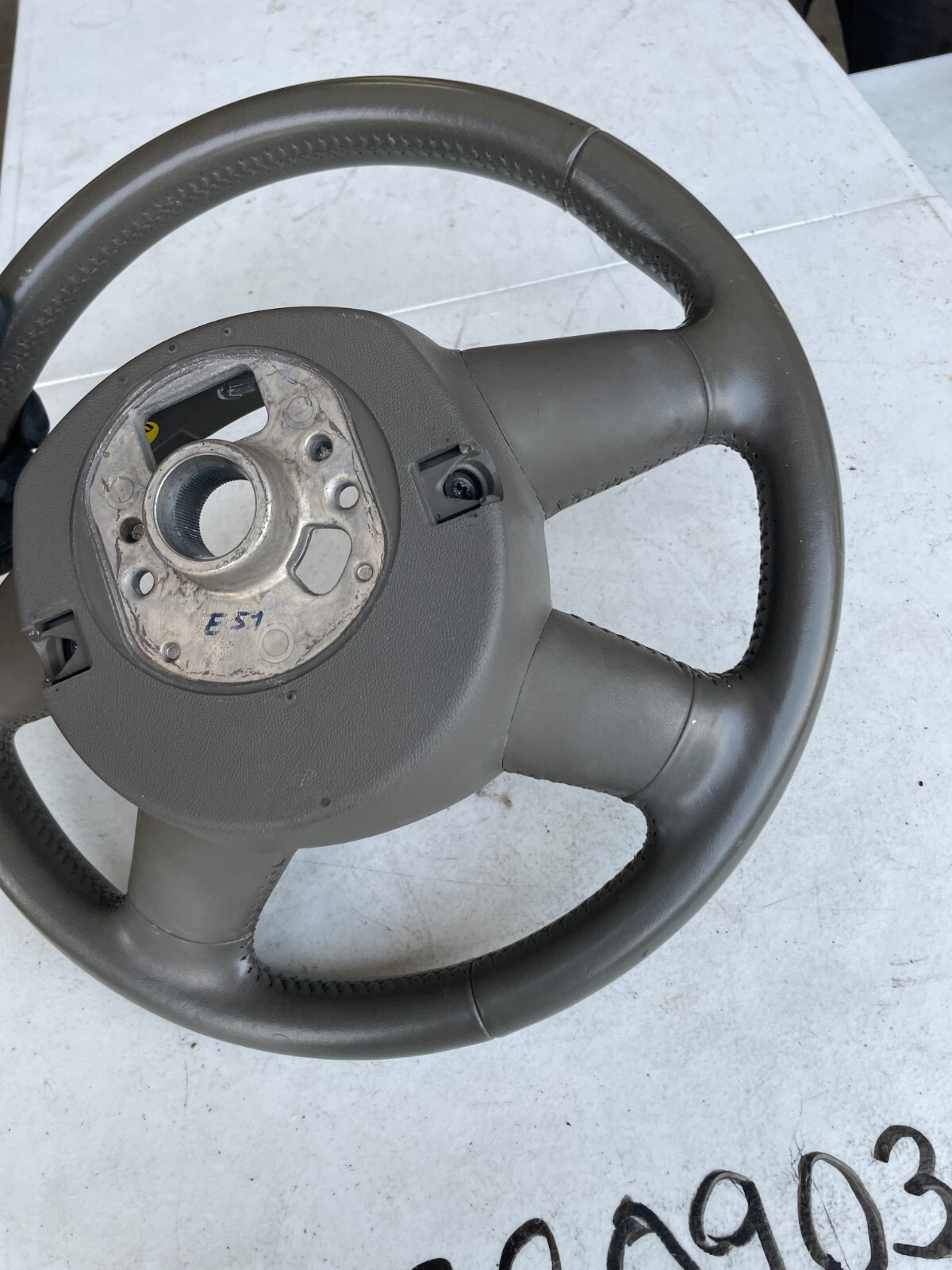 2005 2006 2007 2008 Fits Audi A6 Tan Steering Wheel 4-Spoke Oem 4F0419091AH - Image 12