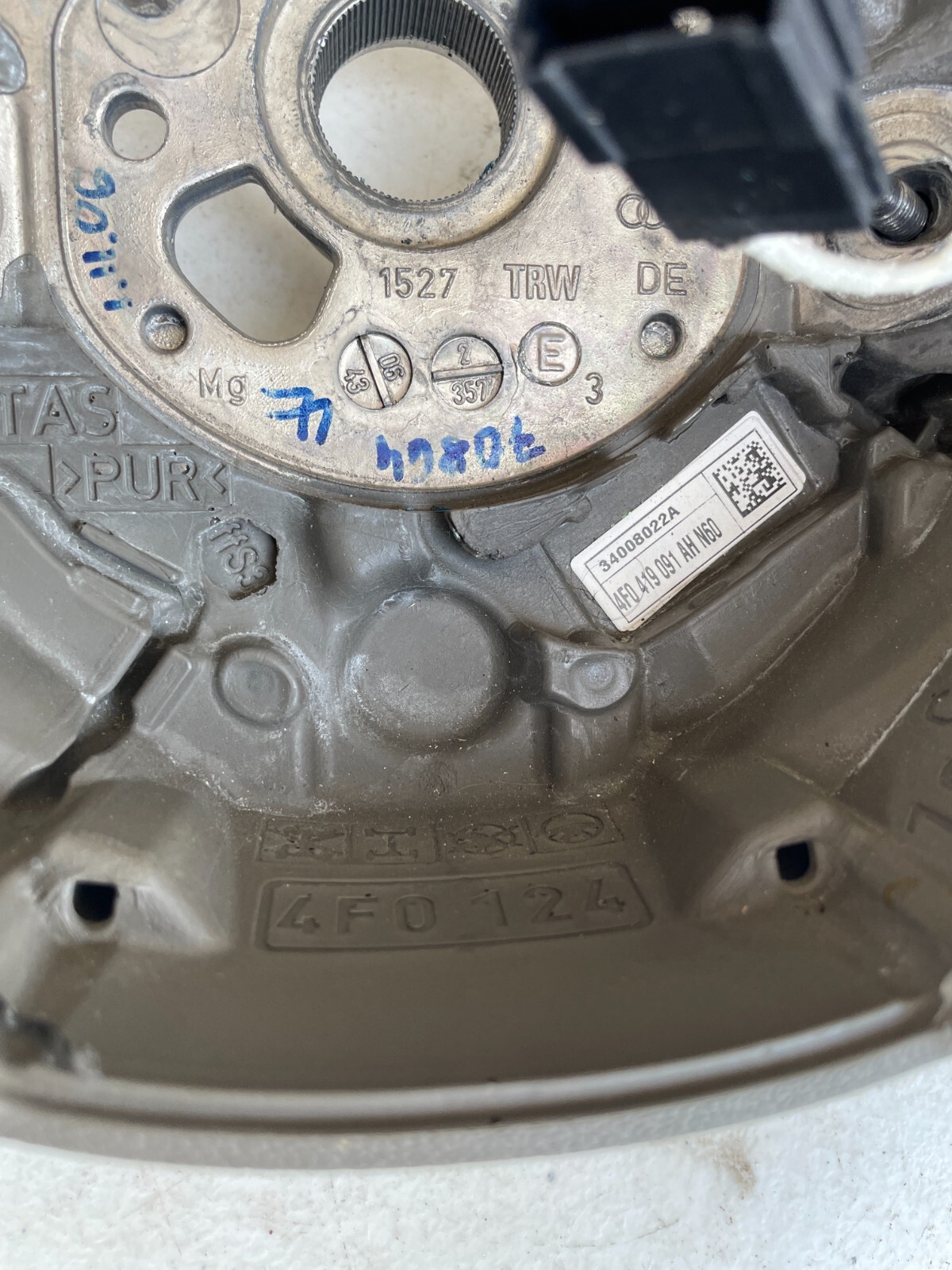 2005 2006 2007 2008 Fits Audi A6 Tan Steering Wheel 4-Spoke Oem 4F0419091AH - Image 9