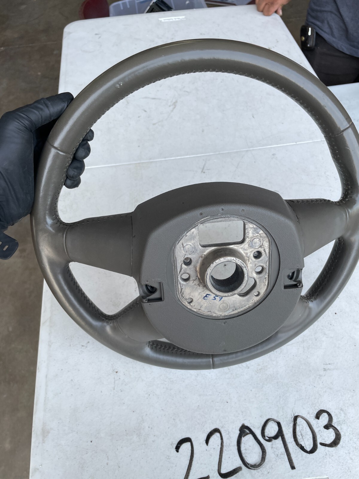 2005 2006 2007 2008 Fits Audi A6 Tan Steering Wheel 4-Spoke Oem 4F0419091AH - Image 10