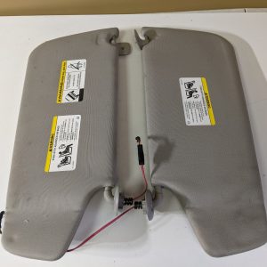 2006-2010 JEEP COMMANDER Sun Visors LEFT RIGHT PAIR SET GRAY OEM