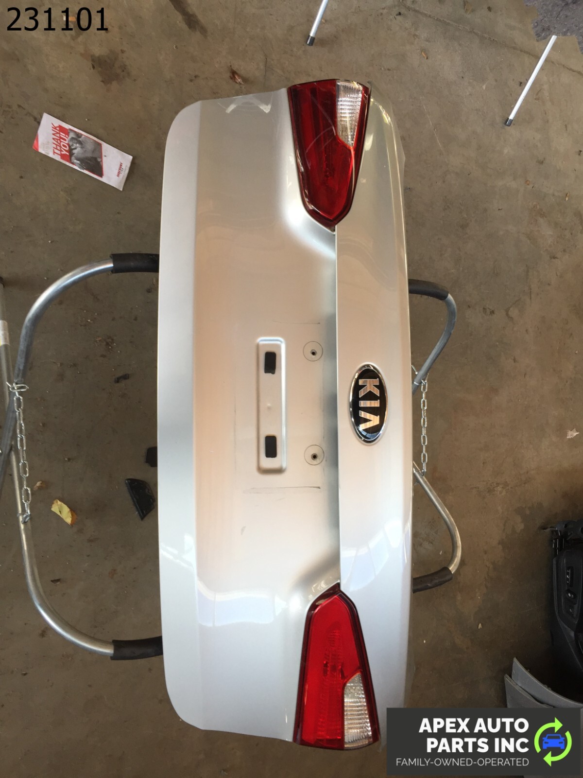 *LOCAL PICKUP* OEM 2014 Kia Forte TRUNK LID SILVER 3D