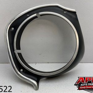 OEM 1977 Ford Maverick 2.4LHead Lamp Light Bezel Chrome/Black