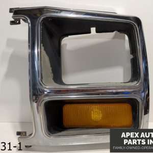 OEM 1980-1986 Ford Bronco 5.0L Front Driver Headlight Turn Signal Bezel