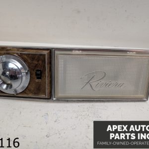 OEM 1981 Buick Riviera 5.0L Left Rear Sail Panel Dome Light And Switch Assembly